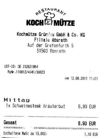 ndtr Hffner Kochmtze Restaurant